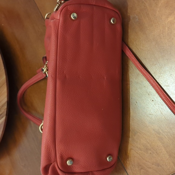 Red Coach Purse with coordinating check book holder. - Picture 3 of 7
